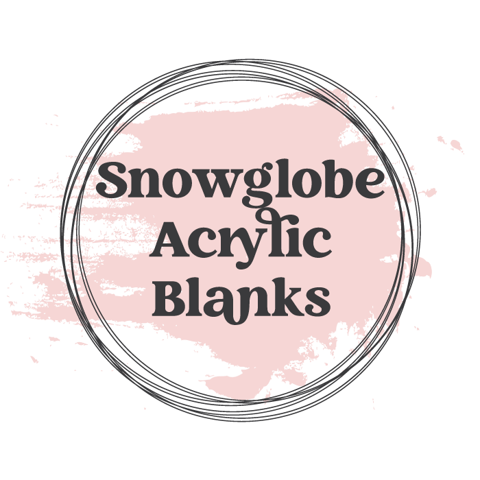 Snow Globe Acrylic Blanks Camipaigeboutique