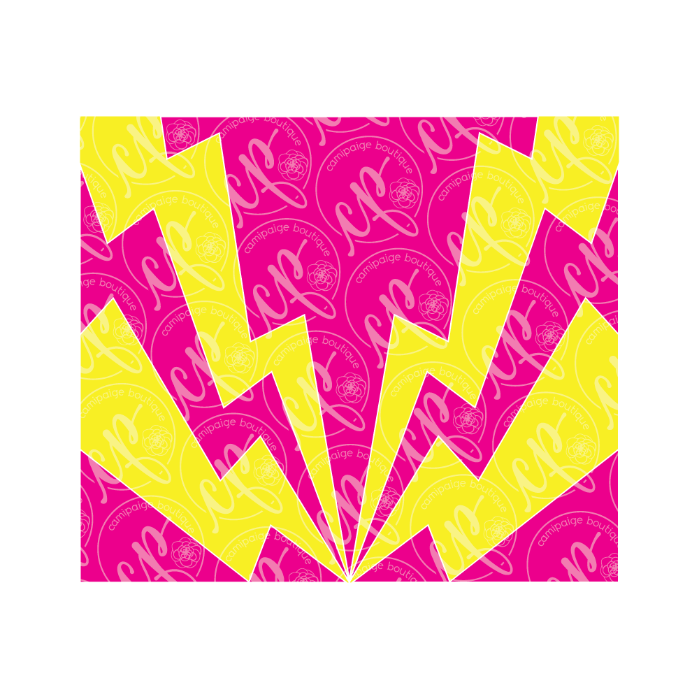 Lightning Bold Tumbler Template 20 ounce - SVG File - DIGITAL DOWNLOAD ONLY