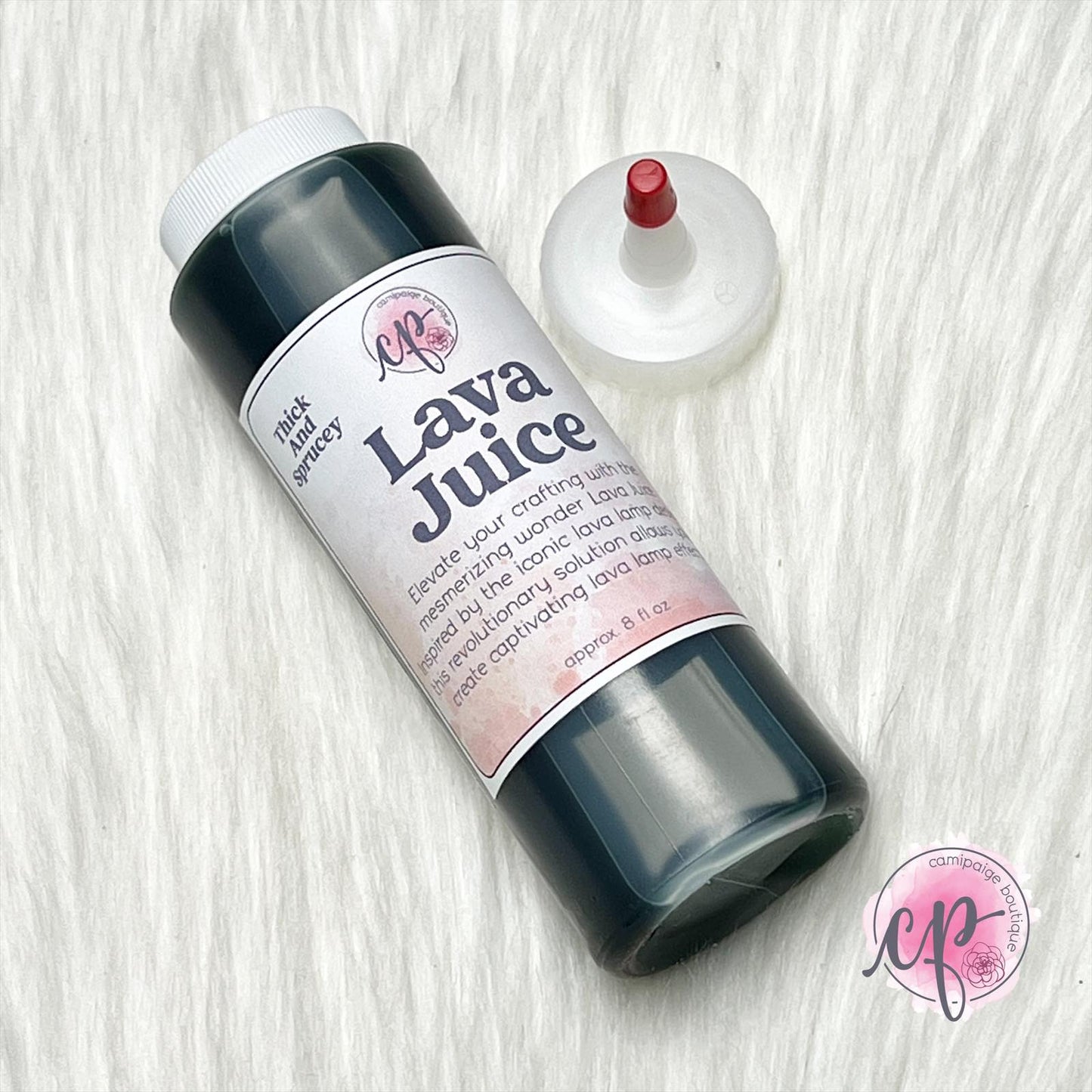 Thick And Sprucey - Lava Juice Snow Globe Lava Lamp Solution - 8 ounces