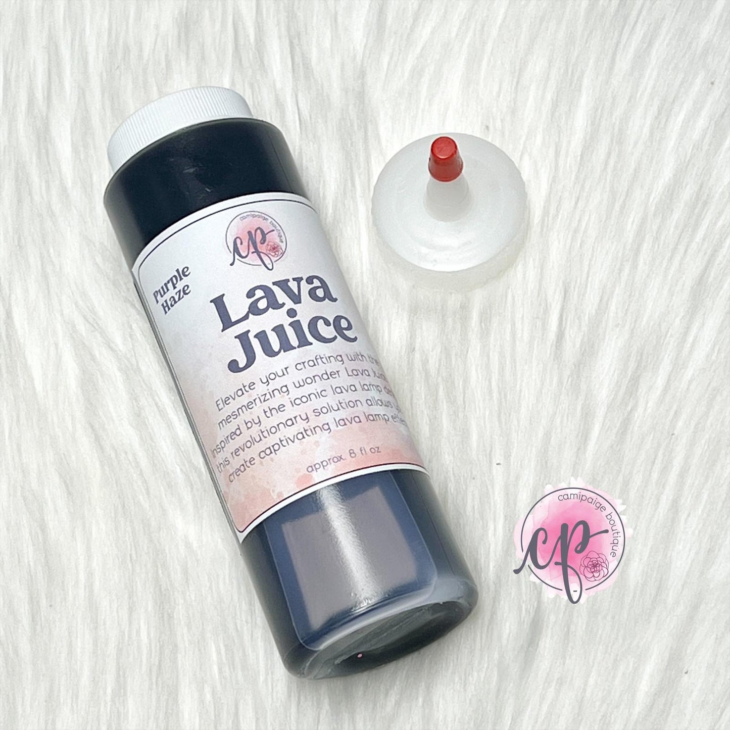 Purple Haze - Lava Juice Snow Globe Lava Lamp Solution - 8 ounces