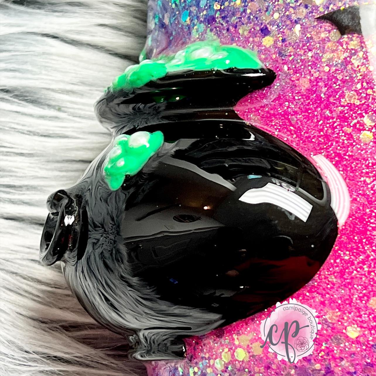 Large 3D Cauldron - Tumbler Charm
