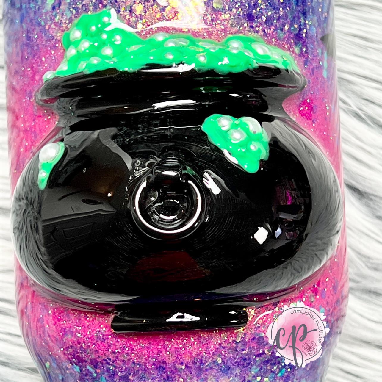Large 3D Cauldron - Tumbler Charm