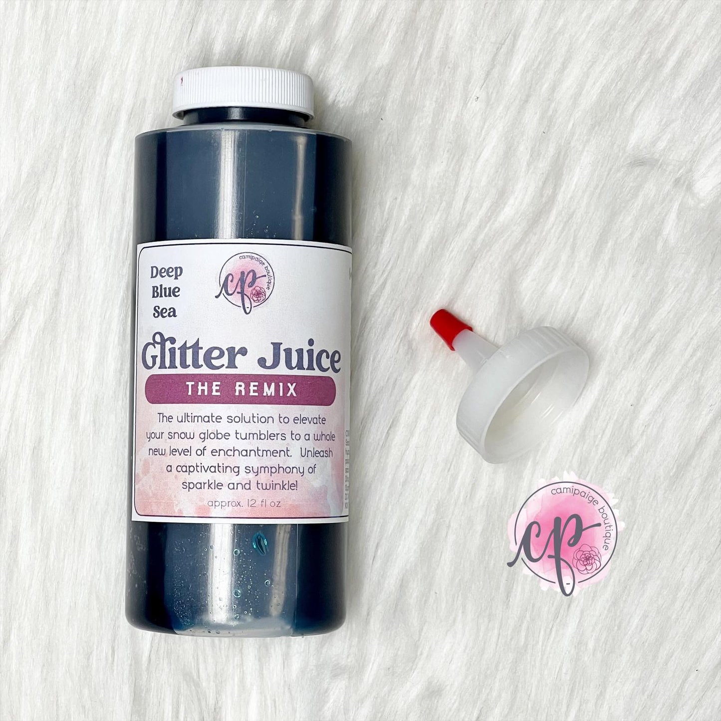 Deep Blue Sea - Glitter Juice REMIXED Snow Globe Solution - 12floz