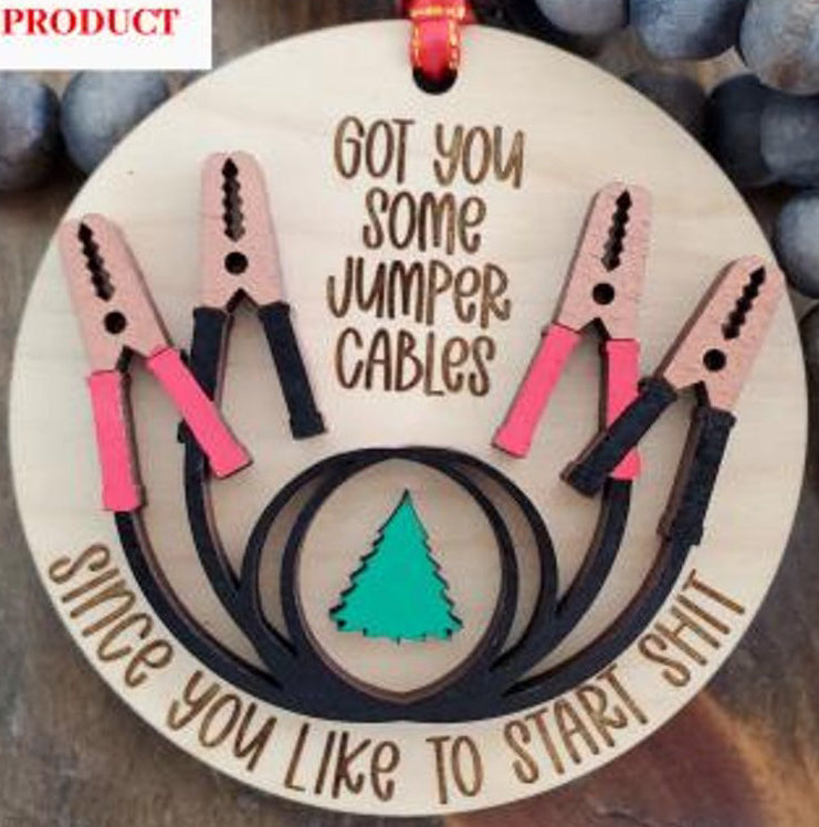 Jumper Cable Ornameny