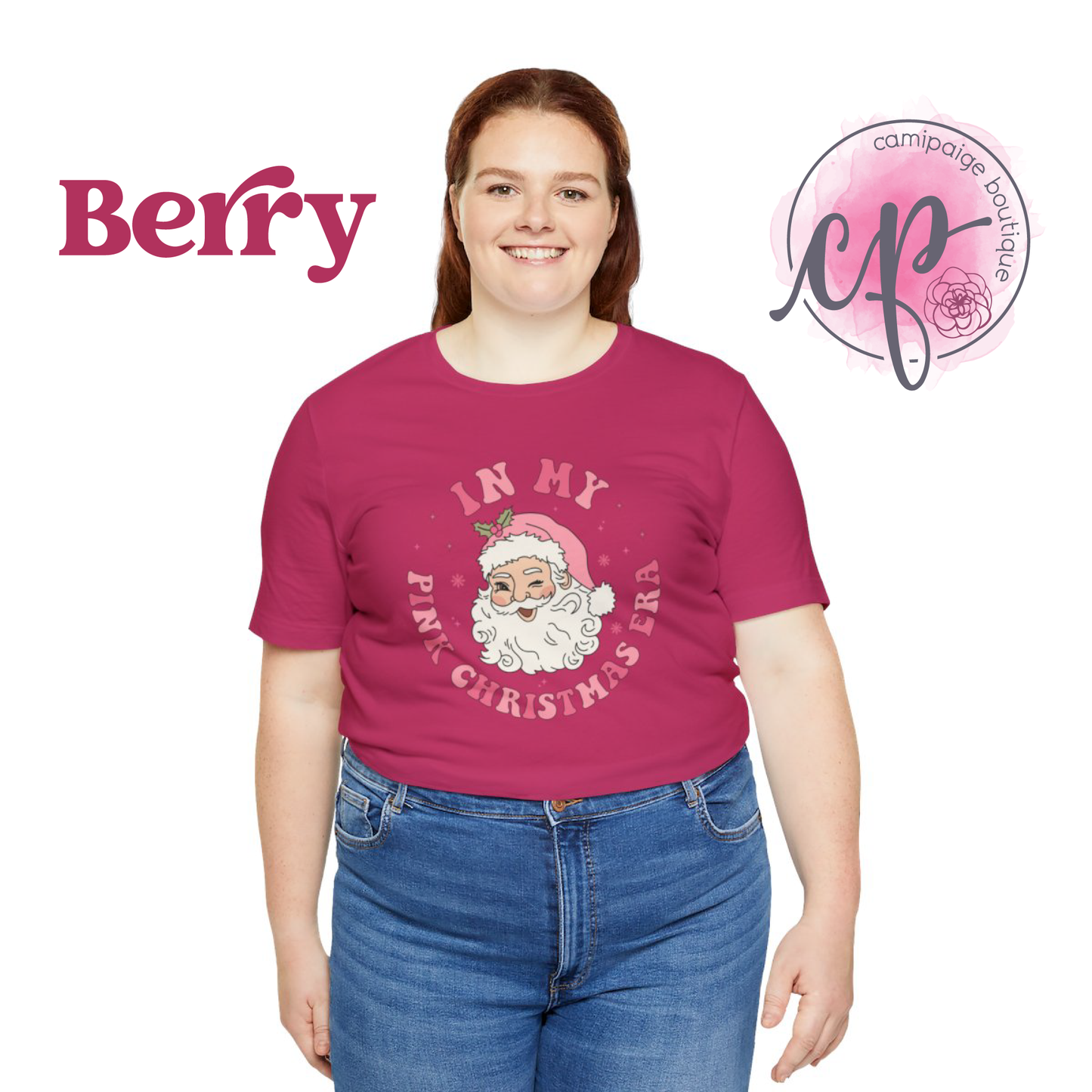 In My Pink Christmas Era Unisex T-Shirt - CamiPaige Boutique