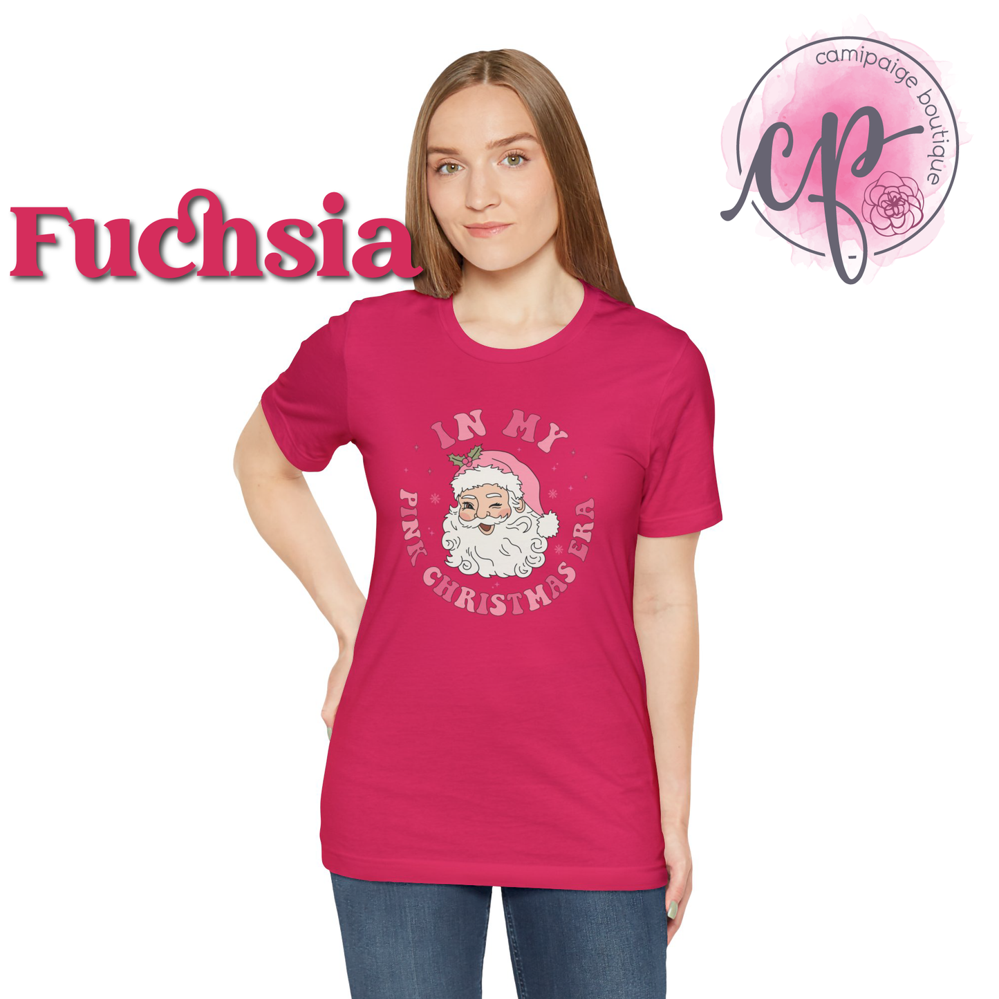 In My Pink Christmas Era Unisex T-Shirt - CamiPaige Boutique