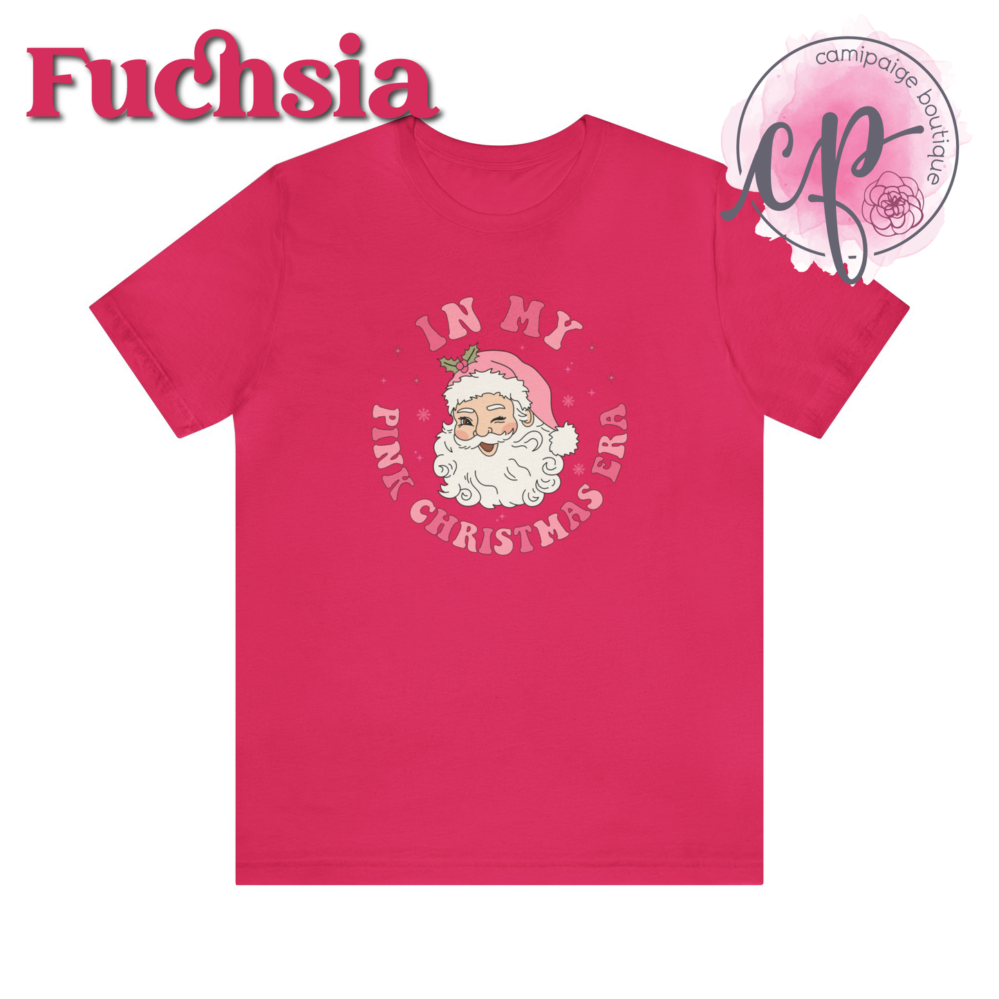 In My Pink Christmas Era Unisex T-Shirt - CamiPaige Boutique
