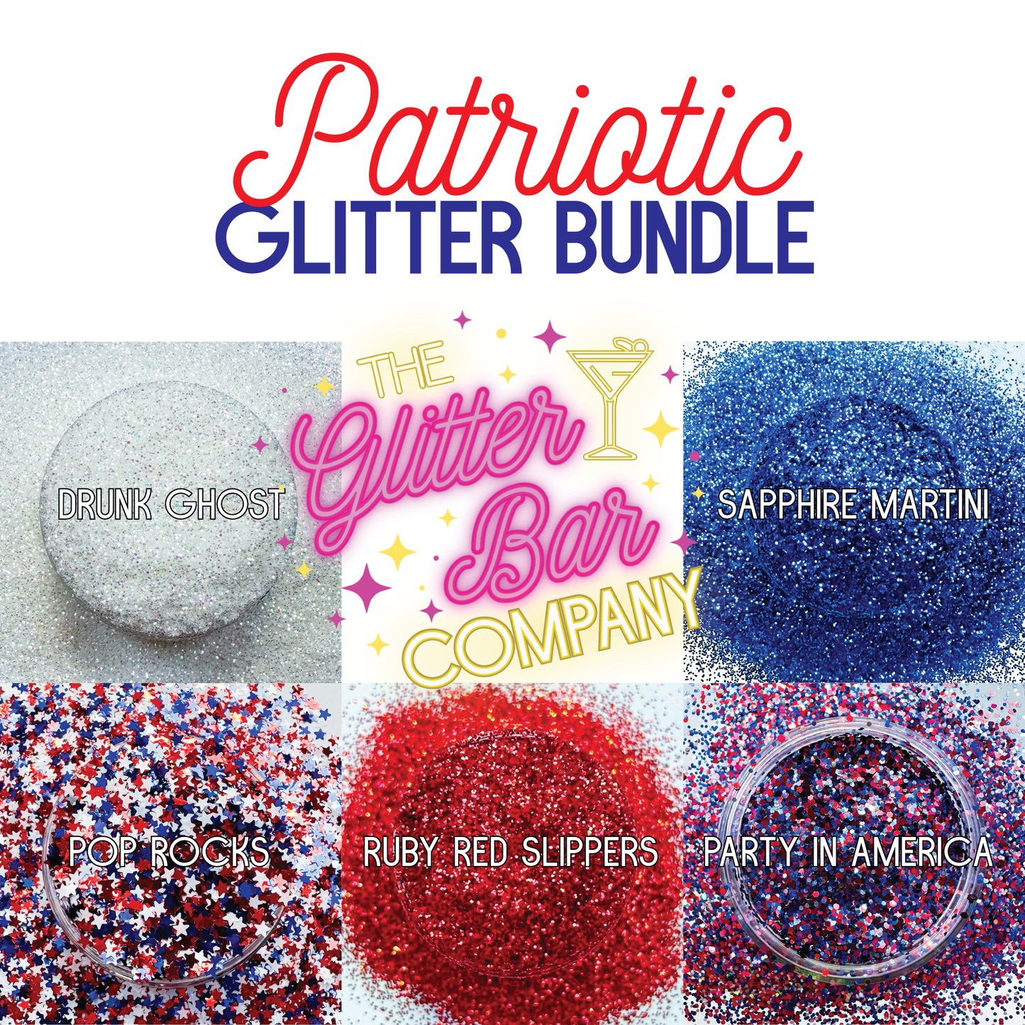 Patriotic Glitter Bundle