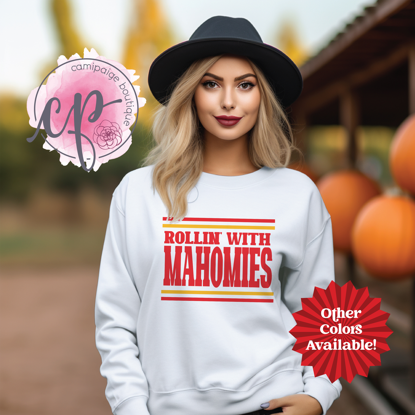 Rollin' With Mahomies Kansas City Chiefs Unisex Sweat Shirt for Football Season