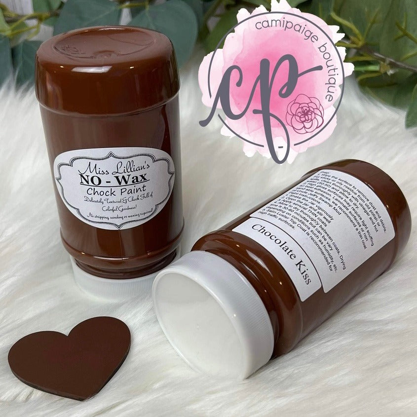 Chocolate Kiss - Brown Chalk Paint 8oz - Miss Lilian's No Wax Chock Paint