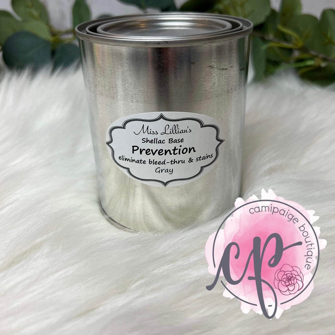 Prevention - Gray Chalk Paint Primer 16oz - Miss Lilian's No Wax Chock Paint