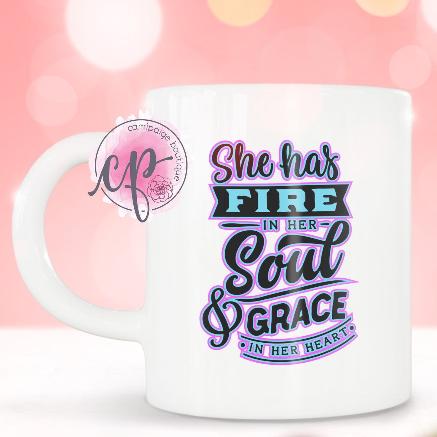 Fire In Her Soul SVG - Layered SVG File - DIGITAL DOWNLOAD ONLY