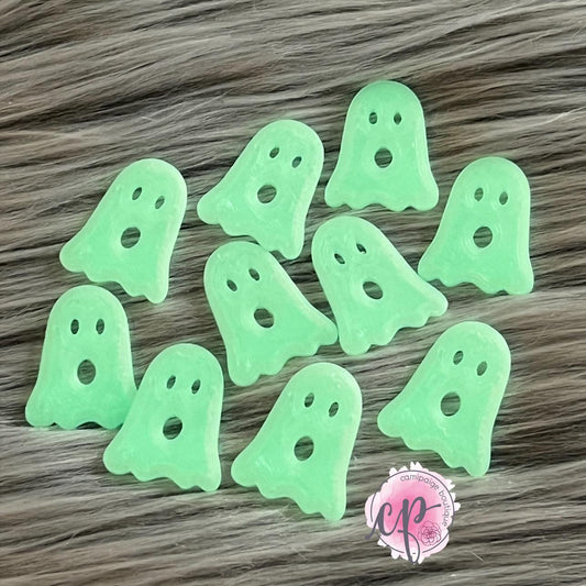 GLOW IN THE DARK - Ghosts (10 Pack) - Tumbler Charm