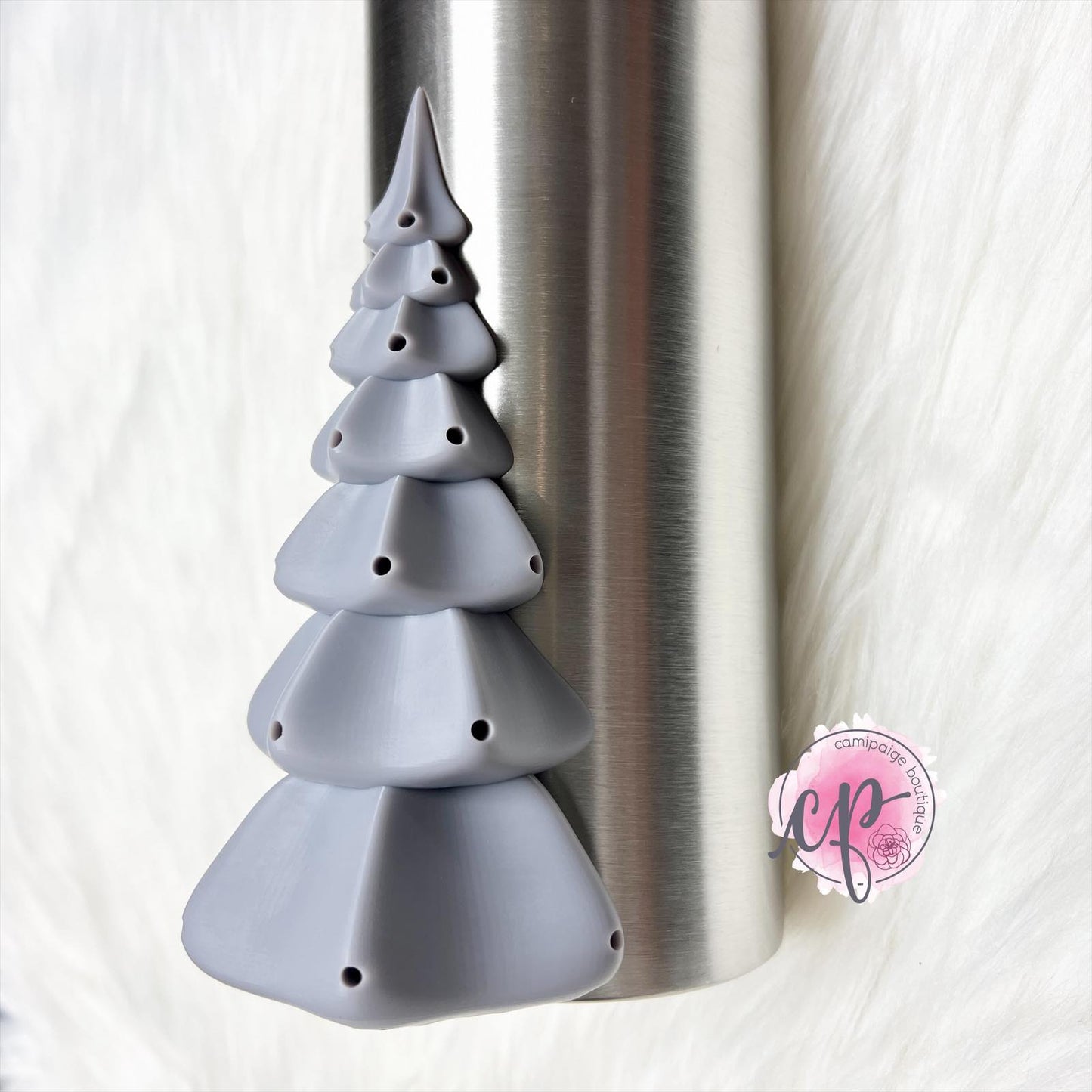 Fairy Light Christmas Tree - Tumbler Charm - LIGHTS NOT INCLUDED