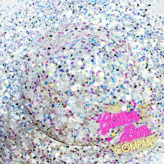 Hemingway Special - White Chunky Glitter Mix