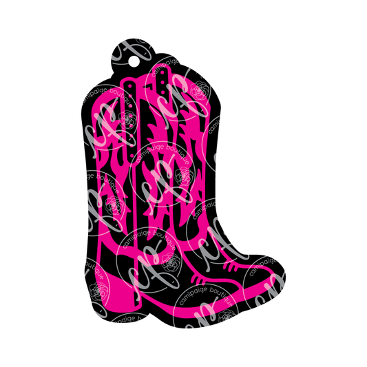 Cowboy Boots Acrylic Blank - Laser Cut Clear Acrylic Blank - CamiPaige Boutique