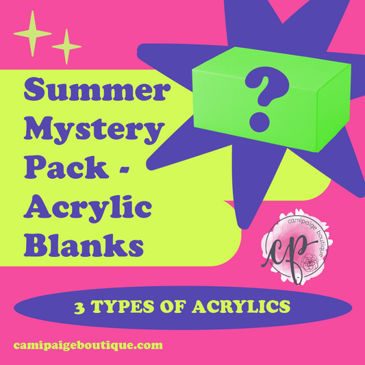 Summer Vibes Acrylic Blank Mystery Pack