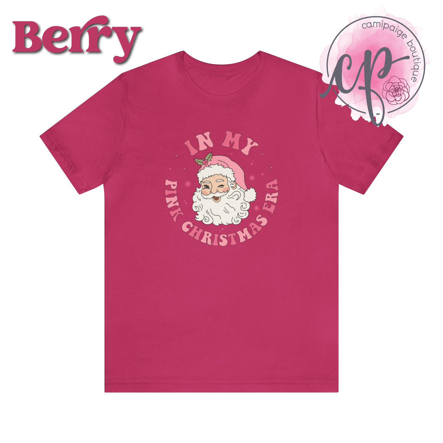 In My Pink Christmas Era Unisex T-Shirt - CamiPaige Boutique