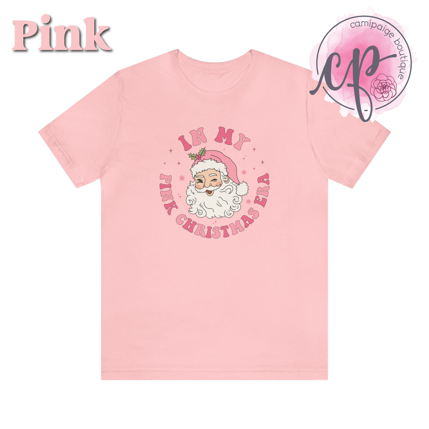 In My Pink Christmas Era Unisex T-Shirt - CamiPaige Boutique