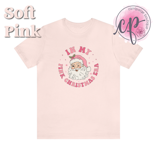 In My Pink Christmas Era Unisex T-Shirt - CamiPaige Boutique