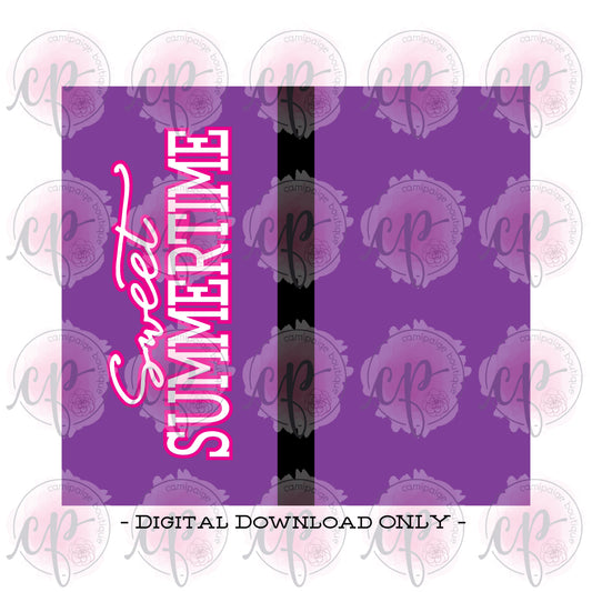Sweet Summertime Template - Layered SVG File - DIGITAL DOWNLOAD ONLY