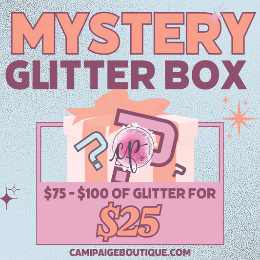 Mystery Glitter Boxes - Brooke's Craft Room Clean-Out