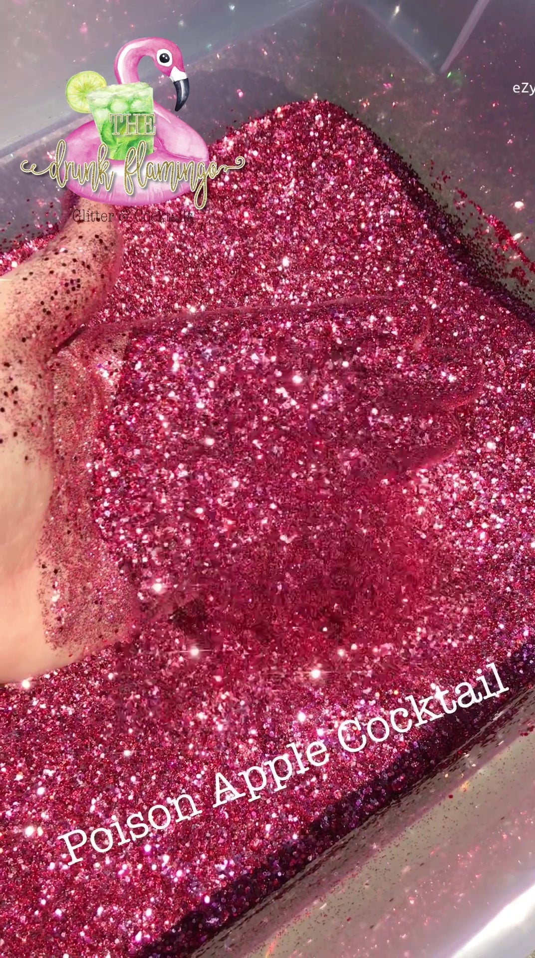 Poison Apple Cocktail - Red and Pink Mini Chunky Glitter Mix