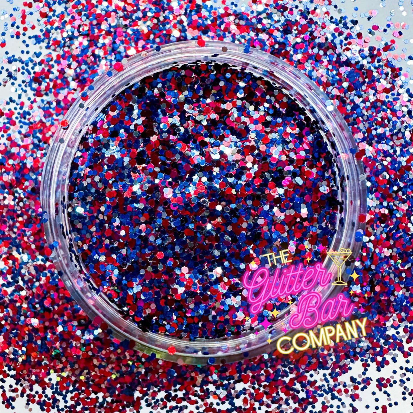 Party In America - Mini Chunky Glitter Mix - Metallic