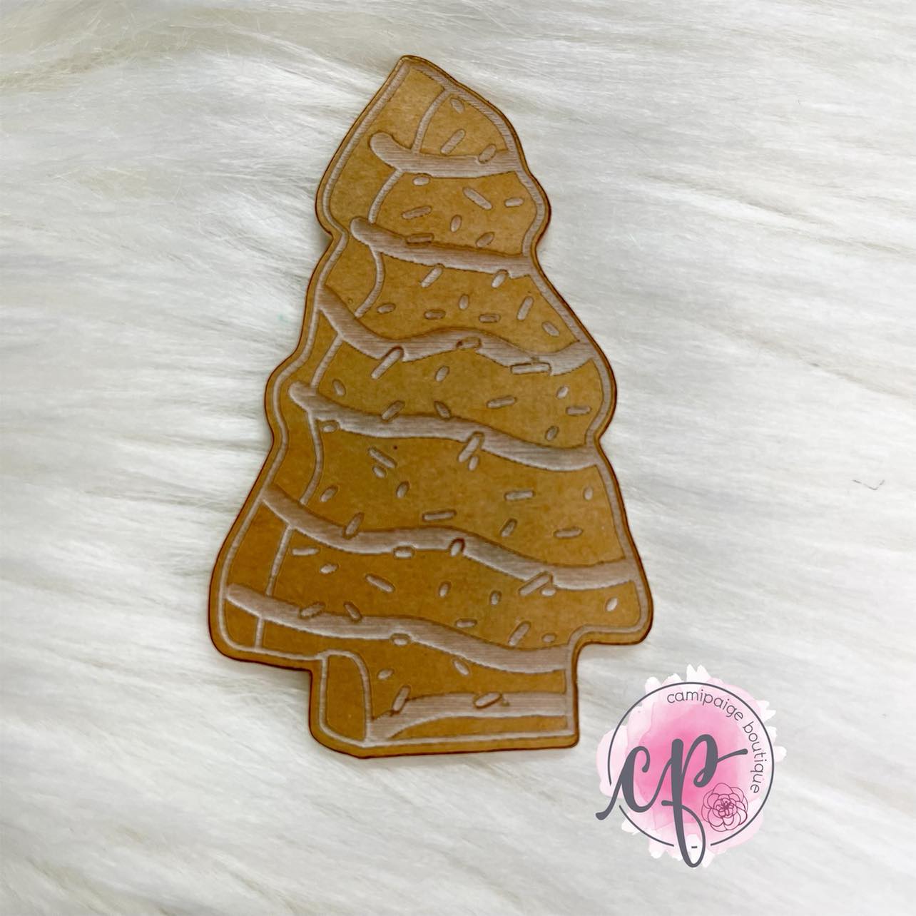 Cake Tree - Lazer Engraved Clear Acrylic Blank - CamiPiage Boutique