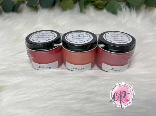 Melon-choly, Twitterpated, Flirtatious - Metallic Mini Sampler Set - Miss Lillian’s Metallic Paints