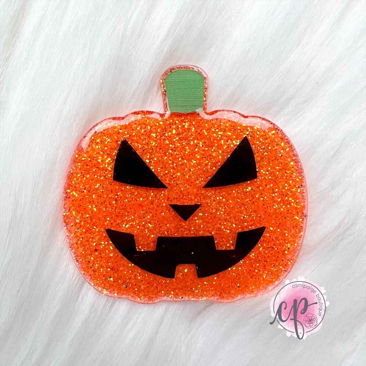Jack O Lantern - Laser Engraved Clear Acrylic Blank - CamiPaige Boutique