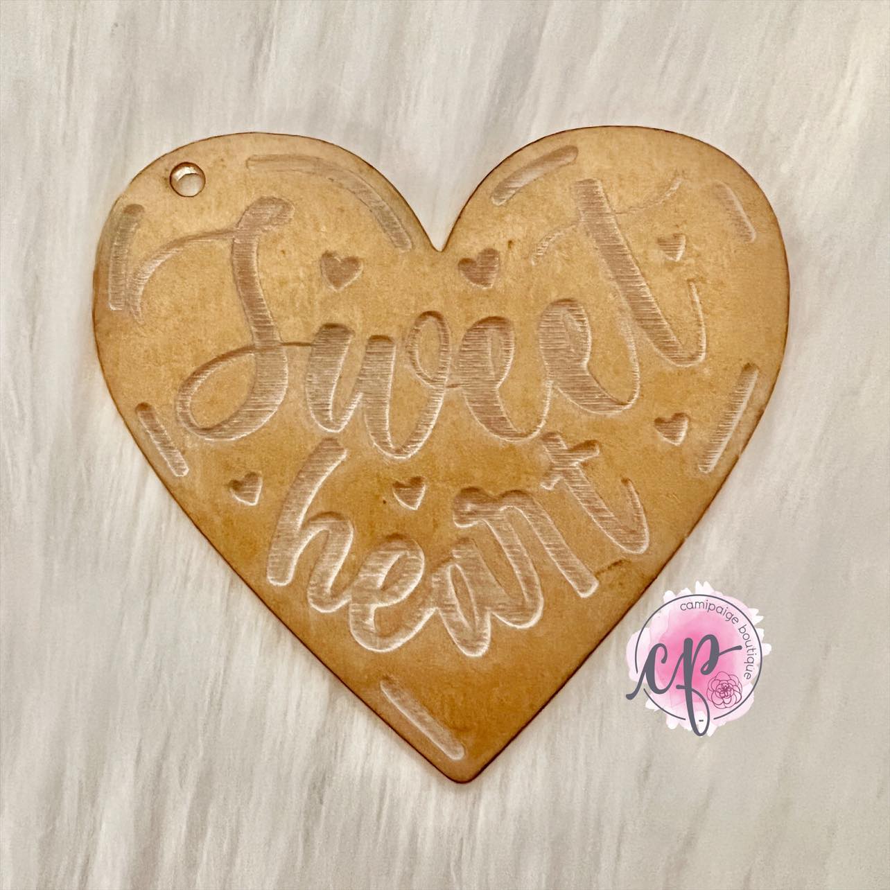 Sweet Heart - Engraved Acrylic Blank - CamiPaige Boutique