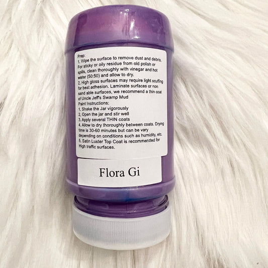 Flora Gi - Purple Chalk Paint 8oz - Miss Lilian's No Wax Chock Paint
