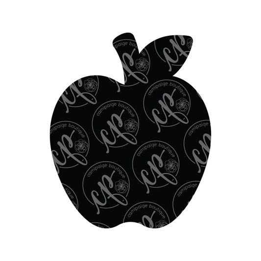 Apple for School - Laser Cut Clear Acrylic Blank - CamiPaige Boutique