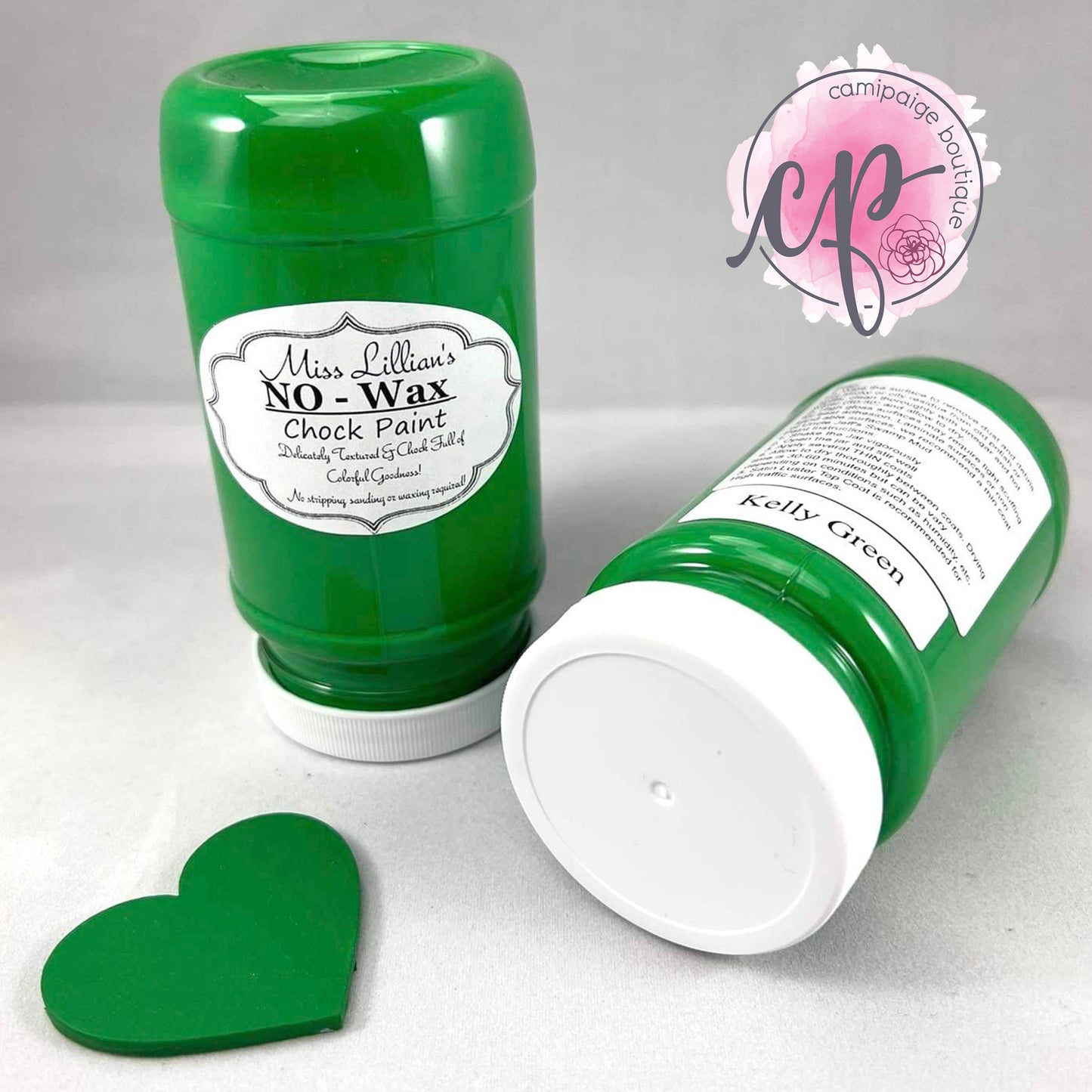 Kelly Green - Green Chalk Paint 8oz - Miss Lilian's No Wax Chock Paint