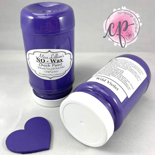 Wild Violet - Purple Chalk Paint 8oz - Miss Lilian's No Wax Chock Paint