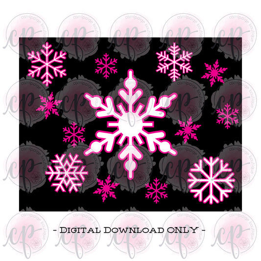 Snowflake Peek-A-Boo Template - Layered SVG File - DIGITAL DOWNLOAD ONLY